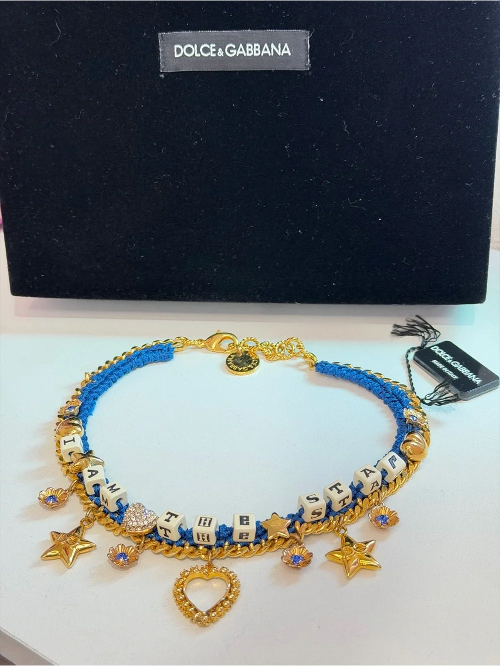 Dolce & Gabbana Blue I AM THE STAR Necklace